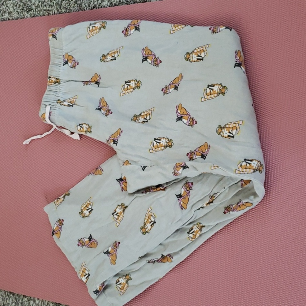 Old Navy Flannel Pajama Pant Fox Print